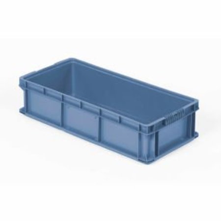 LEWISBINS ORBIS Stakpak NXO3215-7 Plastic Long Stacking Container 32 x 15 x 7-1/2 Blue NXO3215-7BLUE